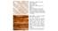 Milford Sheesham Wood Mid Century 3 Seater Bench in Beige Fabric (Beige Finish) by Urban Ladder - - 