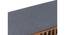 Milford Sheesham Wood Accent 3 Seater Bench in Anchor Grey Fabric (Grey Finish) by Urban Ladder - - 