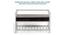 Kerdley Metal Accent 2 Seater Couch / Bench with stroage & (Black Finish) by Urban Ladder - - 