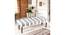 Cairo Sheesham Wood Accent 3 Seater Bench in Grey Fabric (Grey Finish) by Urban Ladder - - 