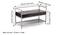 Kerdley Metal Accent 2 Seater Couch / Bench with stroage & (Black Finish) by Urban Ladder - Dimension - 988205