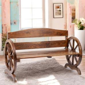 Oakmont Solid Wood Bench in Brown Finish-image-11