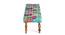 Cairo Sheesham Wood Mid Century 3+1+1 Seater Bench Set with 2 Stools in Sea Green Fruit (Green Finish) by Urban Ladder - - 