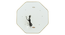 Aluminium LED Octagon wall in Gold (Gold) by Urban Ladder - - 