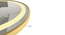 Aluminium LED Circle wall in Gold (Gold) by Urban Ladder - - 