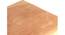 Asansol Sheesham Wood Accent Square Stool with Metal Legs in Melon Pink Cotton Velvet Upholstery (Pink) by Urban Ladder - - 