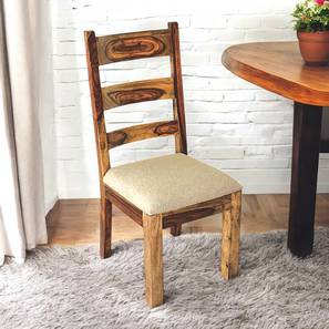 Dining Set In Jaipur Design Newport Solid Wood Dining Chair set of 1 in Teak Finish