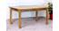 Oakmont Sheesham Wood Contemporary Dining Table in TEAK FINISH (Teak Finish, Four Seater) by Urban Ladder - - 
