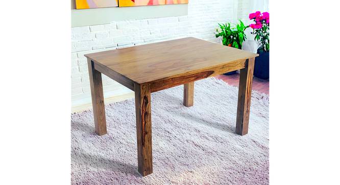 Oakmont Sheesham Wood Dining Table (Teak Finish, Four Seater) by Urban Ladder - - 