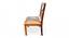 Newport Sheesham Wood Accent Set of 2 Dining Chairs in Beige Velvet Cushioning with HONEY FINISH (Beige, HONEY Finish) by Urban Ladder - - 