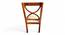 Newport Sheesham Wood Accent Set of 2 Dining Chairs in Beige Velvet Cushioning with HONEY FINISH (Beige, HONEY Finish) by Urban Ladder - - 