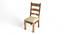 Newport Sheesham Wood Accent Set of 2 Dining Chairs in Jute Beige Cushioning with TEAK FINISH (Teak Finish, Beige) by Urban Ladder - - 
