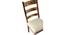 Newport Sheesham Wood Accent Set of 2 Dining Chairs in Jute Beige Cushioning with TEAK FINISH (Teak Finish, Beige) by Urban Ladder - - 
