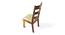 Newport Sheesham Wood Accent Set of 2 Dining Chairs in Jute Beige Cushioning with TEAK FINISH (Teak Finish, Beige) by Urban Ladder - - 
