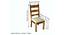 Newport Sheesham Wood Accent Set of 2 Dining Chairs in Jute Beige Cushioning with TEAK FINISH (Teak Finish, Beige) by Urban Ladder - - 