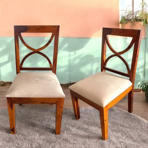 ikiriya Newport Solid Wood Dining Chair set of 2 in Honey Finish-picture-19