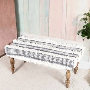 Bestone Solid Wood Bench in Grey Finish-image-13