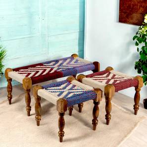 Oakville Solid Wood Bench in Multicolored Finish-image-1
