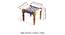 Oakville Sheesham Wood Vintage 3+1+1 Seater Maachi Bench Set with 2 Stools in Multi Colour Chindi & White Rope Canning (Multicolored Finish) by Urban Ladder - - 