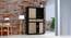 panck solid wood sideboard (Black & Natural Finish) by Urban Ladder - - 
