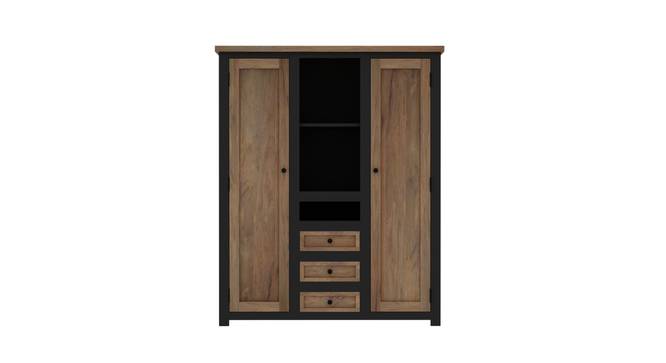 ethereal solid wood sideboard (Black & Natural Finish) by Urban Ladder - - 
