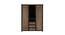 ethereal solid wood sideboard (Black & Natural Finish) by Urban Ladder - - 