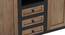 ethereal solid wood sideboard (Black & Natural Finish) by Urban Ladder - - 