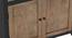 panck solid wood sideboard (Black & Natural Finish) by Urban Ladder - - 
