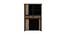 panck solid wood sideboard (Black & Natural Finish) by Urban Ladder - - 