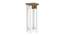marson solid wood side table (White & Natural Finish) by Urban Ladder - - 