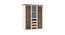 soundarya solid wood sideboard (White & Natural Finish) by Urban Ladder - - 