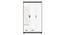 Miller 2 Door Wardrobe (Two-Tone Finish, 1 Drawer Configuration, With Mirror, 6 Feet Height, With Lock) by Urban Ladder - - 