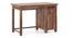 Fidora Solid Wood Study Table (Teak Finish) by Urban Ladder - - 