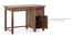 Fidora Solid Wood Study Table (Teak Finish) by Urban Ladder - - 