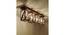Symmetric Brown Solid Wood Ceiling Light (Brown) by Urban Ladder - Design 1 Template - 990059