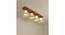 Terzo Brown Solid Wood Ceiling Light (Brown) by Urban Ladder - Cross View Design 1 - 990090