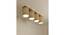 Elementary Brown Solid Wood Ceiling Light (Brown) by Urban Ladder - Design 1 Side View - 990096