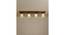 Hexagon Brown Solid Wood Ceiling Light (Brown) by Urban Ladder - Design 1 Side View - 990097