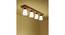 Hexagon Brown Solid Wood Ceiling Light (Brown) by Urban Ladder - Ground View Design 1 - 990102