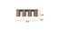 Elementary Brown Solid Wood Ceiling Light (Brown) by Urban Ladder - Dimension - 990123