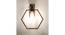 Hex Brown Solid Wood Wall Lights (Brown) by Urban Ladder - Cross View Design 1 - 990142
