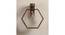 Hex Brown Solid Wood Wall Lights (Brown) by Urban Ladder - Design 1 Side View - 990149