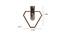 Hexad Brown Solid Wood Wall Lights (Brown) by Urban Ladder - Dimension - 990165