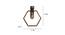 Hex Brown Solid Wood Wall Lights (Brown) by Urban Ladder - Dimension - 990166