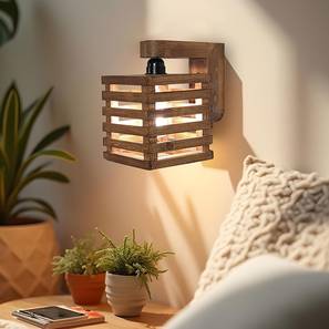 Lyon Brown Solid Wood Wall Lights-image-18