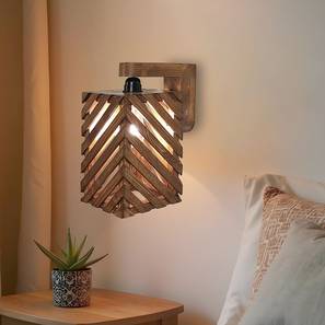 Oblique Brown Solid Wood Wall Lights-image-13