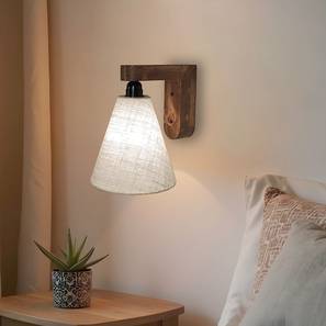 Terzo Brown Solid Wood Wall Lights-image-5