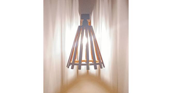 Funnel Brown Solid Wood Wall Lights (Brown) by Urban Ladder - Cross View Design 1 - 990240