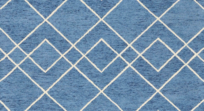 Darby 5X8 Feet Wool Carpets (Royal Blue, 5 x 8 Feet Carpet Size) by Urban Ladder - Design 1 Full View - 990483