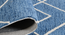 Darby 5X8 Feet Wool Carpets (Royal Blue, 5 x 8 Feet Carpet Size) by Urban Ladder - Design 1 Top View - 990495